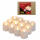 LED Teelichter 12er Box Idena Flackereff. Ø4x4cm - 6 Stunden Timer, inklusive Lithium-Batterien 12x CR 2032