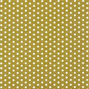 Servietten 24x24cm 20 St. Bolas gold