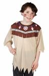 Kinderko. Shirt Indianer braun, Größe 140
