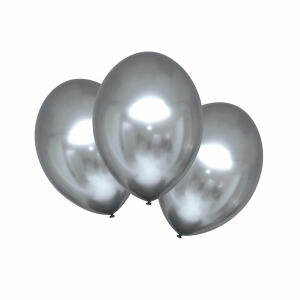 Luftballon Satin Luxe 6ST platin 9907175