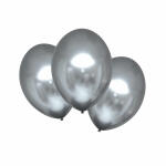 Luftballon Satin Luxe 6ST platin 9907175