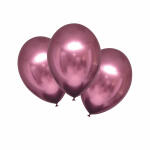 Luftballon Satin Luxe 6ST rosa metallic 9907178