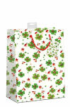 Geschenktasche Glücksklee Large 26x32x12cm -...