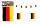 Girlande Deutschland 6 m mit Flaggen 15x20,5 cm