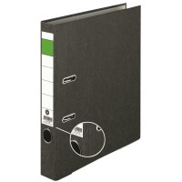 Exacompta No Name Ordner S50, Wolkenmarmor, Economy, grüner Balken schwarz