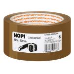 Nopi Verpackungsklebeband Universal, 50 mm x 66 m, braun