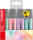 STABILO BOSS ORIGINAL Pastel 4er Etui rosiges Rouge Schimmer von Lila zartes Türkis Hauch von Minzgrün