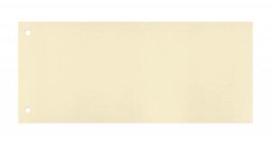 Trennstreifen RC chamois 100 Blatt, 240x105mm - Blauer Engel 8cm Lochung auf Schmalseite, 160g - RC Karton