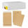 Idena FT C4 braun FSC-Rec 4cm Boden,hk,o.F.,100Stk. - Faltentaschen C4, haftklebend, 40er Falte, braun, - 100 Stück, 130g/m²