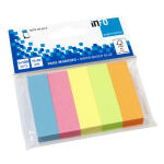 Haftnotizen 15x50mm 5 Neonfarben a 100 Blatt