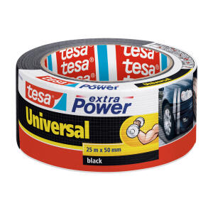 Gewebeband 50mm 25m schwarz TESA 56388-00001-07 Extrapower