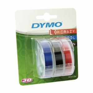DYMO Prägeband StarterSet 9 mmx3 m sortiert 3 Stück