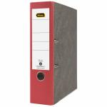Idena Ordner A4 FSC-Mix 8cm Wolkenmarmor rot