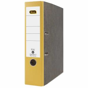 Idena Ordner A4 FSC-Mix 8cm Wolkenmarmor gelb