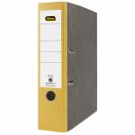 Idena Ordner A4 FSC-Mix 8cm Wolkenmarmor gelb