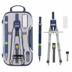 Idena Zirkel-Set mit Bleistift Radierer Minen - 5-teilig,...
