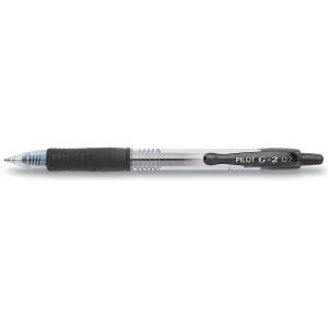 Pilot Gelschreiber G2-7 - 0,4 mm, schwarz (dokumentenecht)