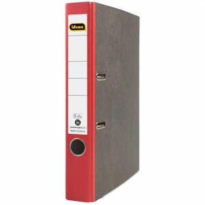 Idena Ordner A4 FSC-Mix 5cm Wolkenmarmor rot