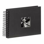 Spiralalbum Fine Art schwarz,24x17cm,50 Seiten