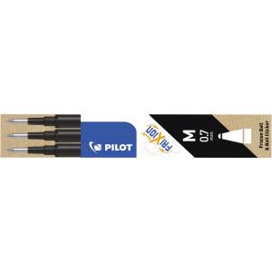 PILOT Tintenrollermine FriXion BLS-FR7 - 0,4 mm, schwarz, 3er Pack