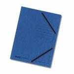 Falken Falken Einschlagmappe Karton blau, 3 Klappen, mit...