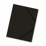 Falken Falken Einschlagmappe Karton schwarz, 3 Klappen,...