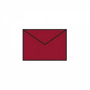 Coloretti Briefumschläge 5 Stück C7 Rosso