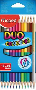 Buntstifte ColorPeps Duo, 12er = 24 Farben