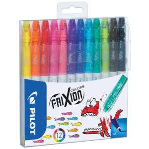 Pilot Faserstift FriXion Colors - 0,4 mm, 12 Farben im Etui