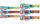 Lineal Kidy Grip 20cm auf Blister, sortiert