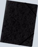 Falken Falken Eckspanner Karton schwarz mit Gummizug,...