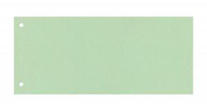 Trennstreifen RC grün 100 Blatt, 240x105mm - Blauer Engel 8cm Lochung auf Schmalseite, 160g - RC Karton