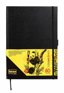 Idena Skizzenbuch FSC-Mix A4 80 Blatt 110g/m² - mit Gummiband und Stifthalter
