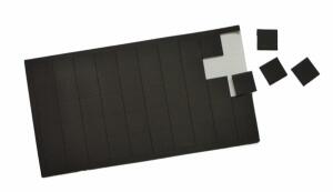 Magnet-Plättchen 50 Stück 20x20x 1,2mm, selbstkleb.