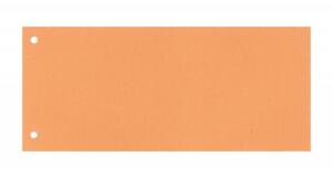 Trennstreifen RC orange 100 Blatt, 240x105mm - Blauer Engel 8cm Lochung auf Schmalseite,160g - RC Karton