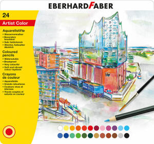 Aquarellbuntstifte 24er Metalletui
