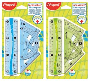 Maped Geometrie-Set Mini Flex, bruc hfest, 4-teilig (82244069)