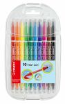 Stabilo Fasermaler Trio 2in1 Etui 10 ST/10 Farben Upgrade