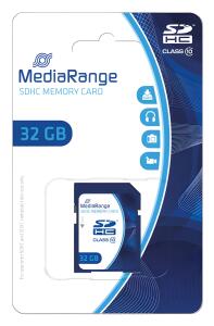 Speicherkarte Memorycard SDHC MEDIA RANGE MR964 32GB