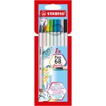 STABILO Pen 68 brush 8er Kartonetui