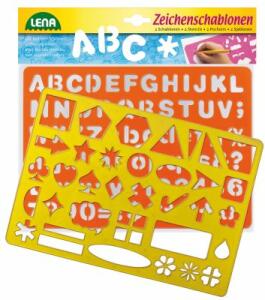 Zeichen Schablonen Alphabet Zahlen + Zeichen
