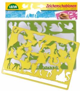 Zeichen Schablonen Bauernhoftiere - Schablonen für Kinder