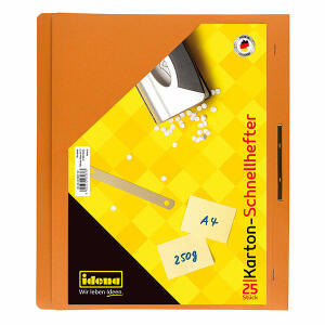 Idena Kartonschnellhefter A4, orange, 250g/m²
