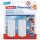 tesa Powerstrips Systemhaken - ablösbar, classic, Tragfähigkeit 2 kg, weiß