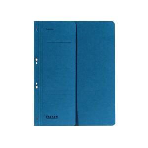Falken Falken Ösenhefter - A4 1/2 Vorderdeckel kfm. Heftung, blau, Manilakarton, 250 g/qm