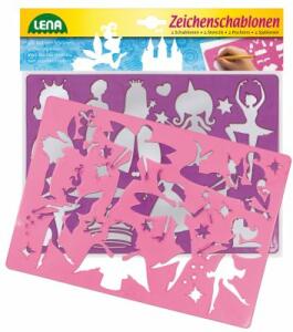 Zeichen Schablonen Prinzessinen + Elfen - Schablonen für Kinder