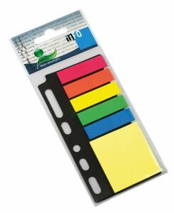 Info Folderset 6-teilig Pagemarker+Haftnotizen