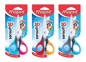 Maped Bastelschere Sensoft 3D, Läng e: 130 mm, Rechtshänder (82693008)
