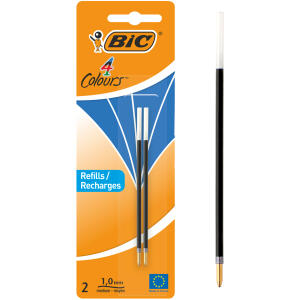 Bic Kugelschreibermine 4Colours 0,4mm blau Blister 2St