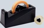 Q-Connect Tischabroller - für Rollen bis 25 mm x 66 m, schwarz